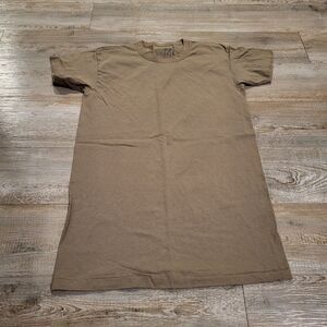 DUKE Athletic Army Air Force  Military Uniform Poly Cotton Tee Shirt Men's Small